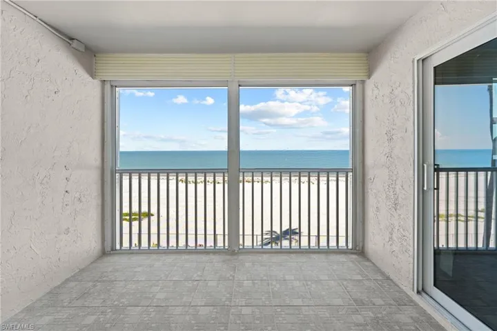 Screened Balcony w/Storm Shutter-Impact Glass Windows