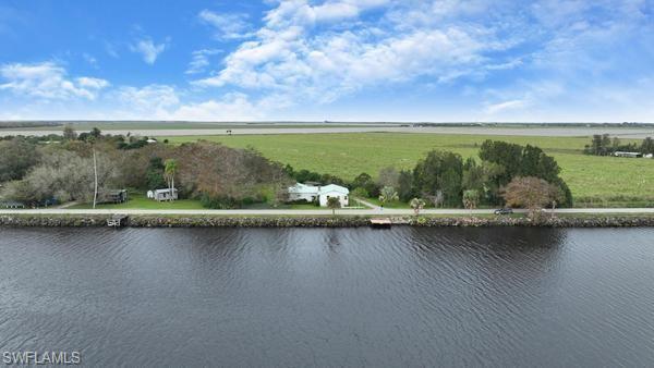 View from across the Caloosahatchee River