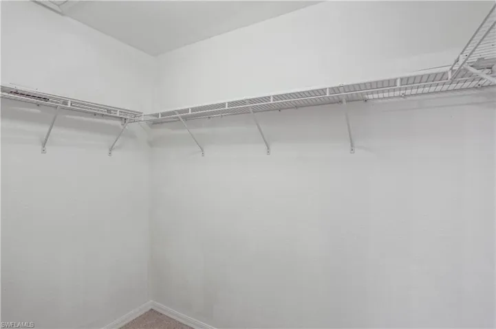 View of spacious closet