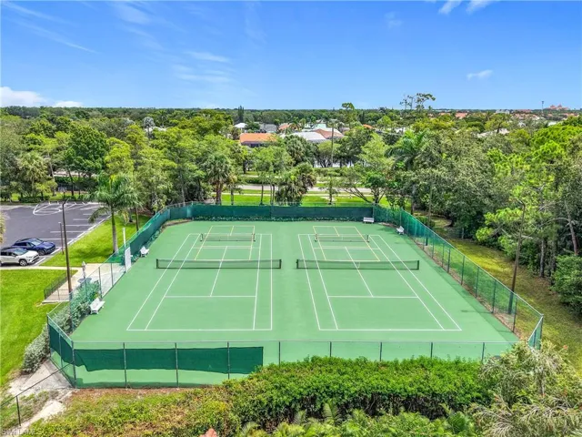 View of tennis/pickleball courts
