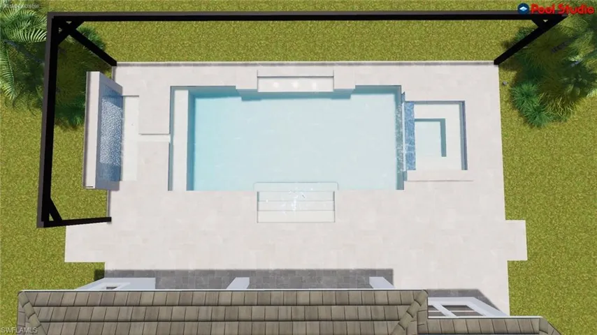 Rendering photos of pool