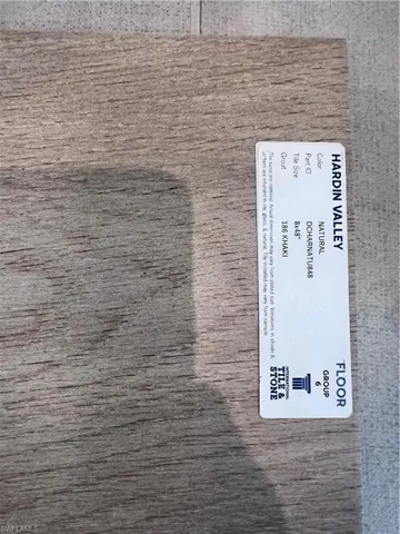 Design selections for home being built.