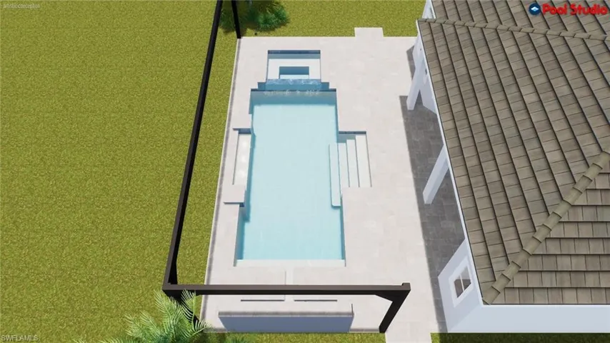 Rendering photos of pool