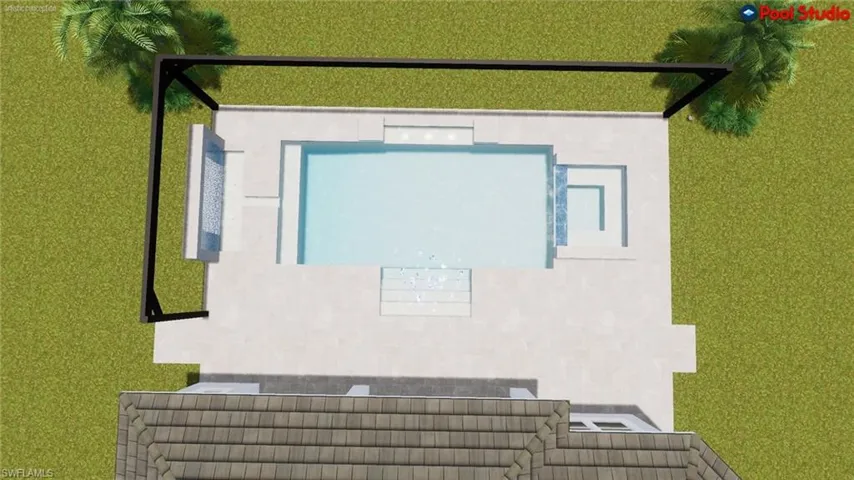 Rendering photos of pool