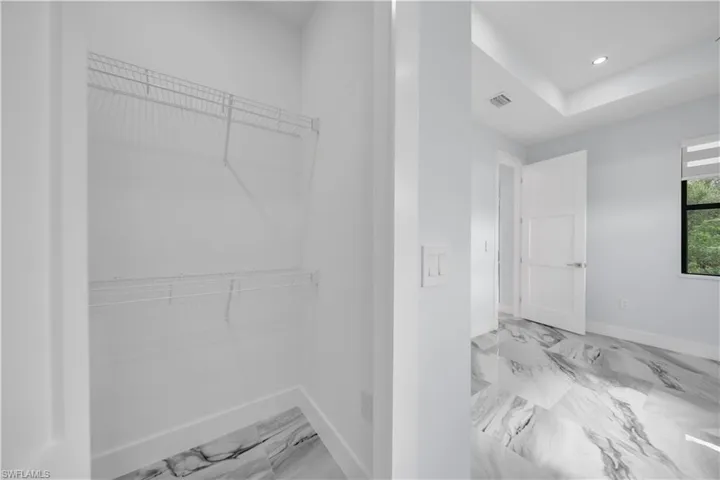 View of walk-in closet