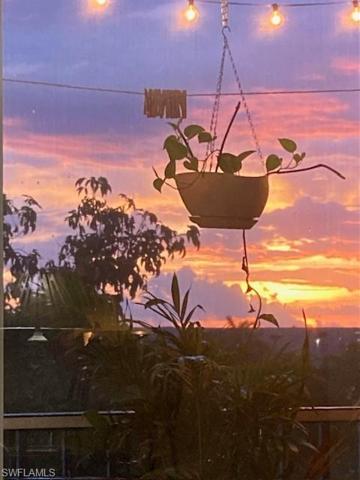 Sunset from balcony