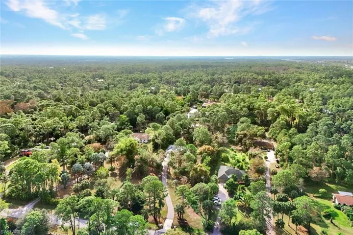 Aerial view of property and surrounding area