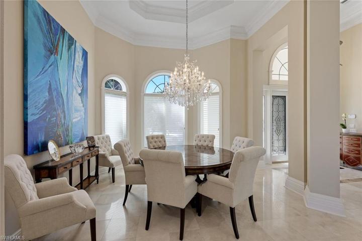 Dine in style - the formal dining area allows for plenty of guests.