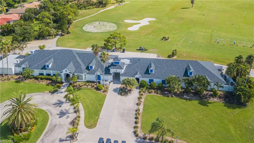Birds eye view of Clubhouse