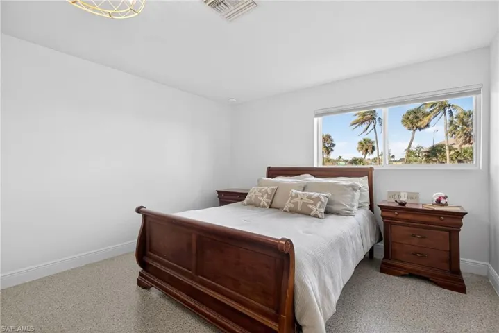 Bedroom with baseboards