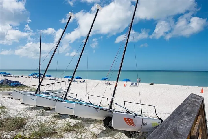 Kayak, sail or walk miles of sugar sand beaches