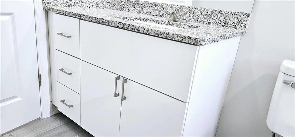 Interior details featuring a sink
