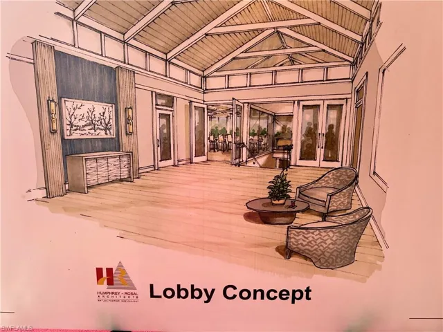 Rendering of new clubhouse library.