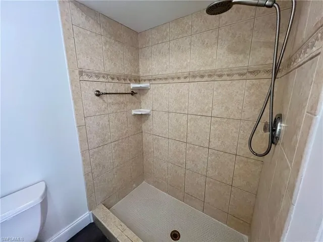 Primary Bathroom walk in shower.