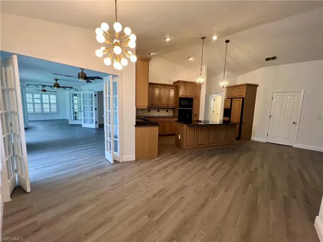 Breakfast nook off kitchen.