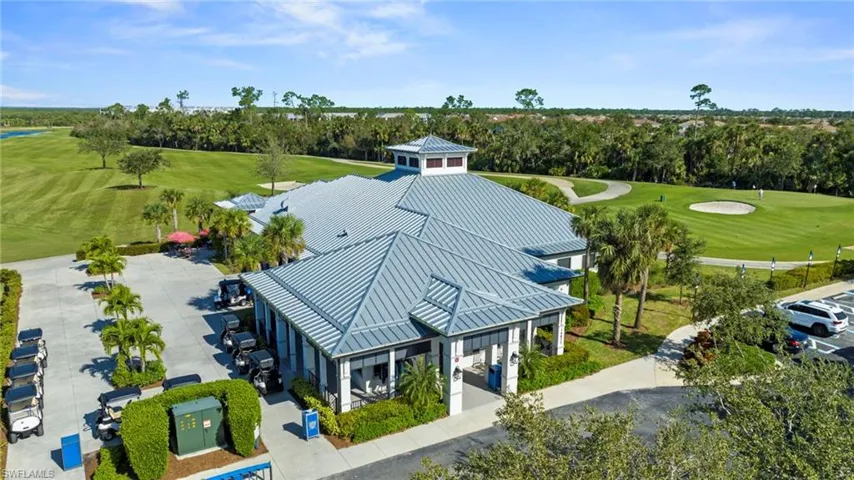 Aerial view featuring golf course view