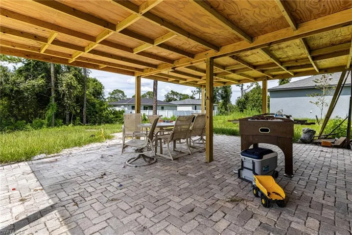 View of patio