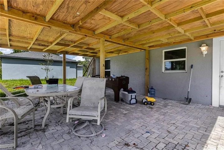 View of patio