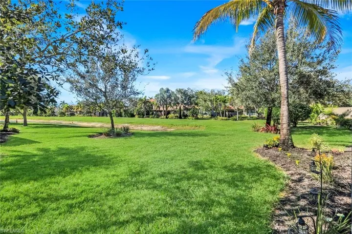 View of green lawn