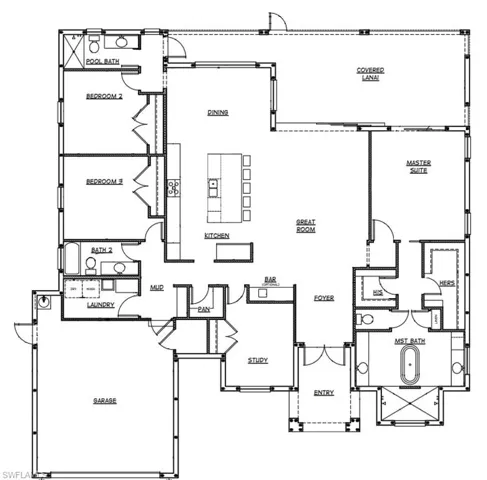 Floor Plan 3 bedrooms