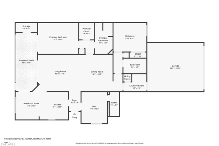 View of room layout