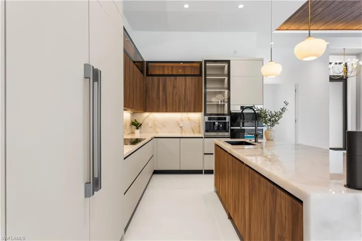 custom BUILT-IN SIDE-BY-SIDE REFRIGERATOR/FREEZER