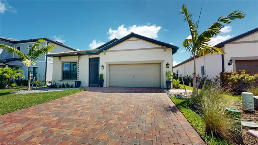 Elevation C1 - 3' Widened Driveway