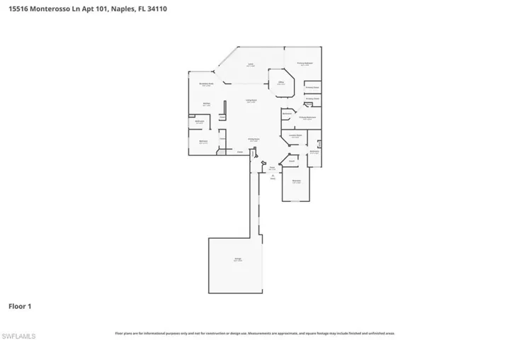 View of floor plan / room layout