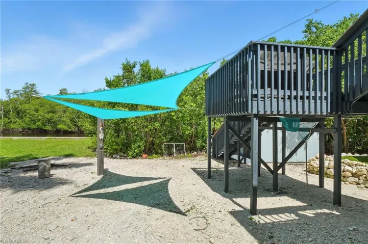 View of back yard