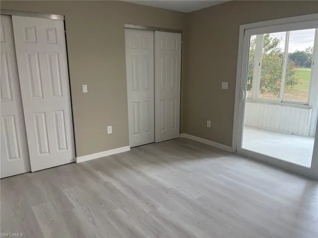 Guest Bedroom with Double Closets