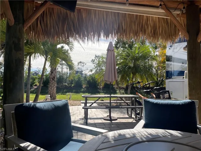 View of patio