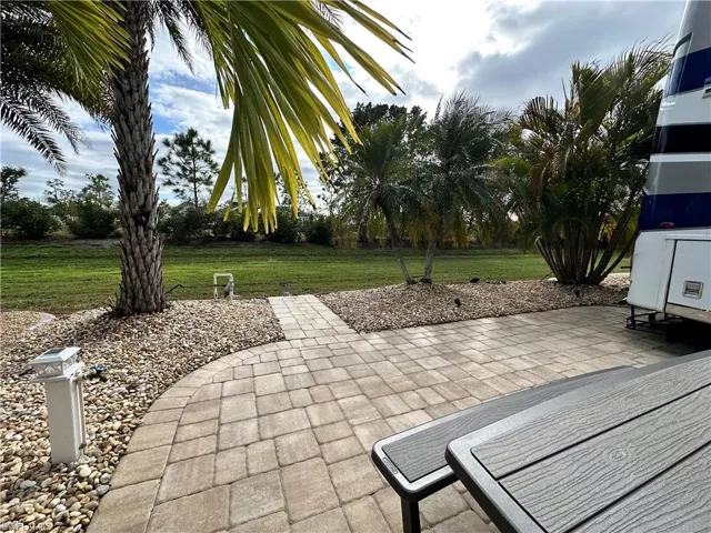 View of patio