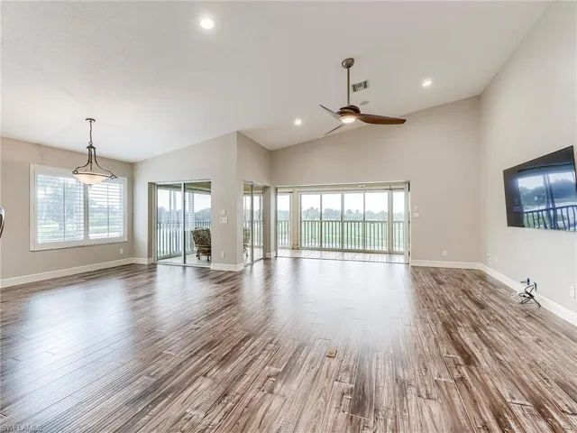 View of the living room without