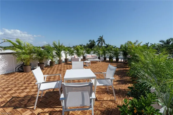 View of patio
