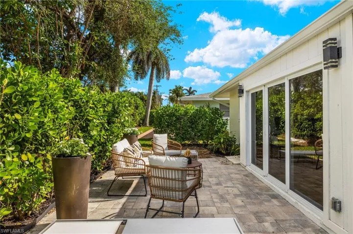 View of patio