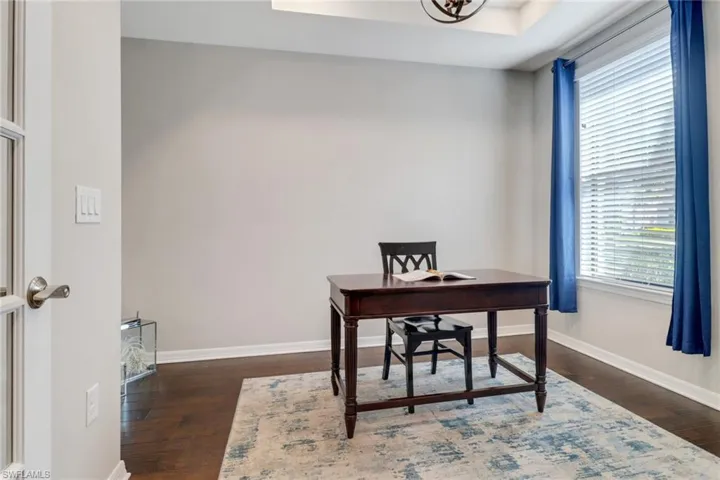 office with French doors
