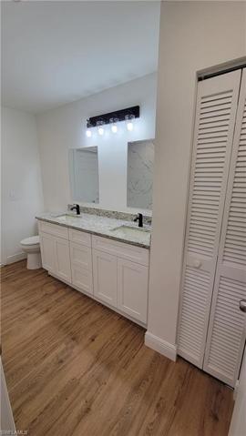 Master bathroom with custom made cabinets, new light fixtures