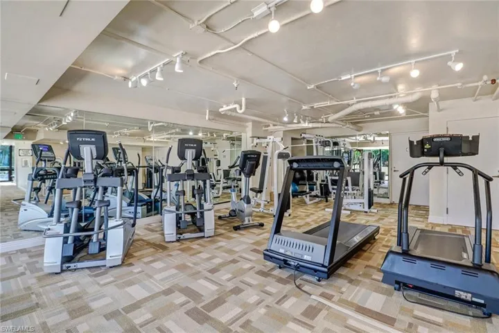 View of workout area