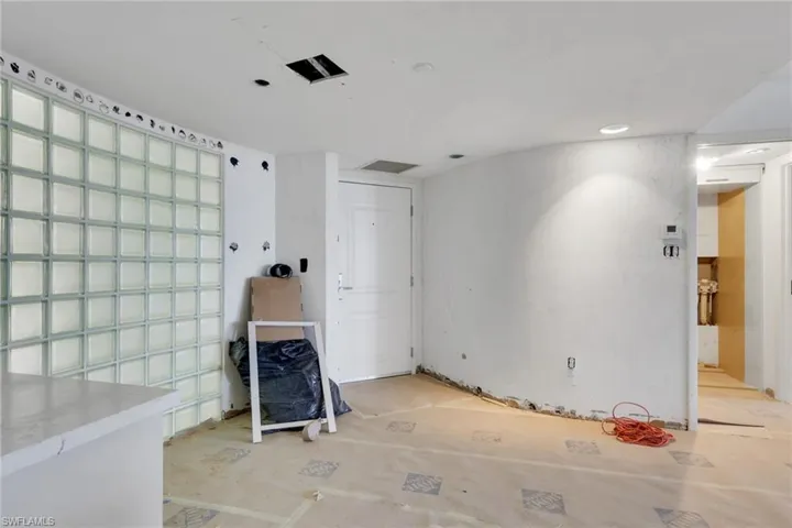 View of spare room