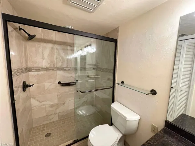 Guest bath with shower.