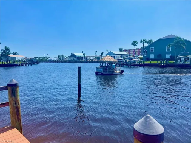View from Dock going to River.