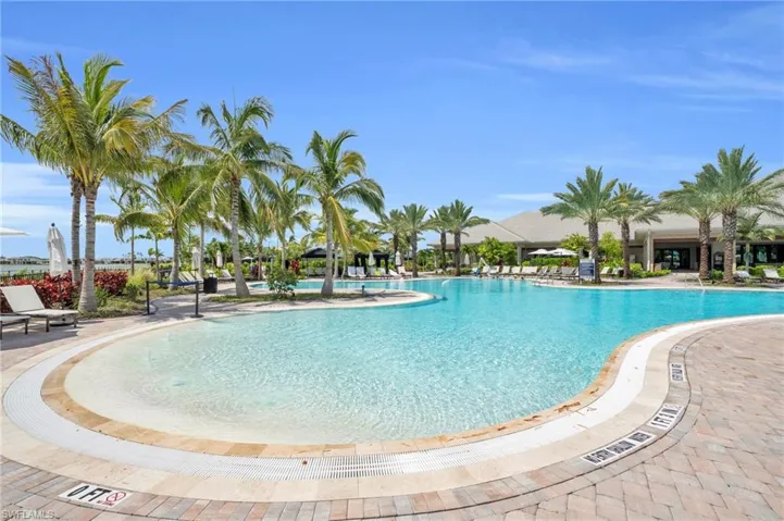 View of pool