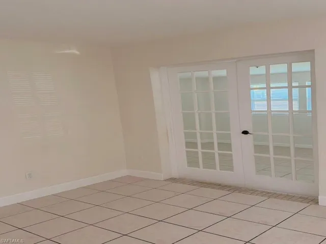 with French doors to large Florida Room