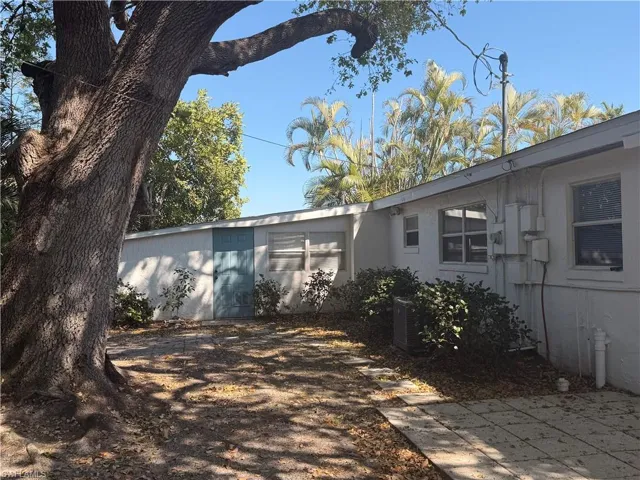 Rear view of property