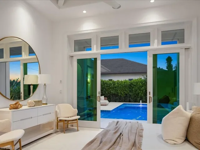 View of pool