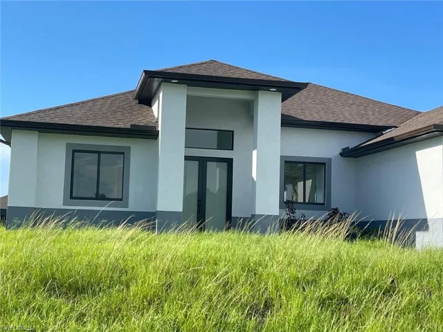 View of rear view of property