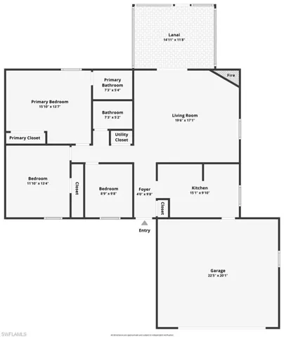 View of room layout