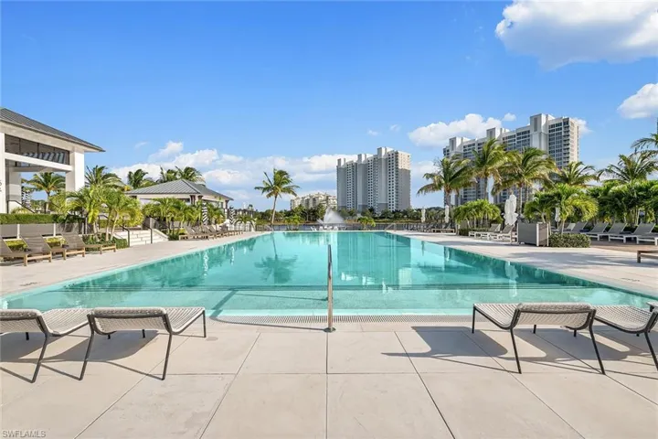 Lakefront lap pool designed for fitness and relaxation amid serene water views