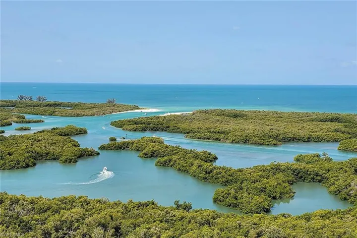 Scenic waterways with direct boating access through Wiggins Pass to the Gulf beaches
