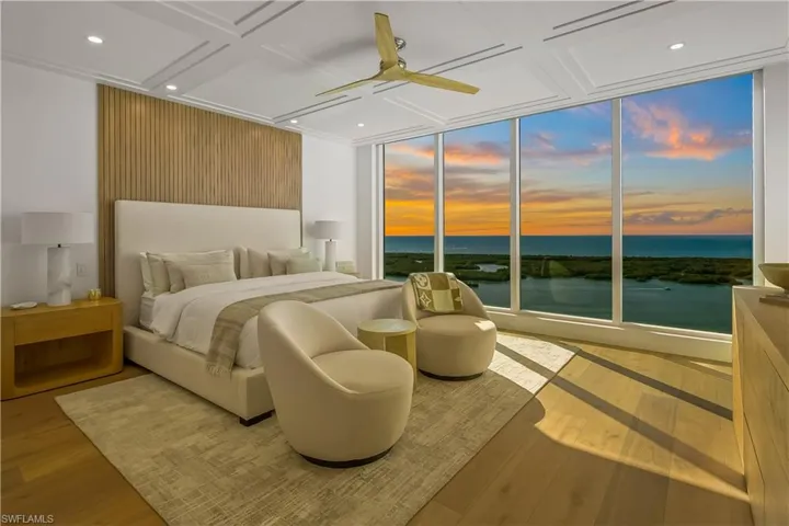 End the day in serenity, with sunset views beyond